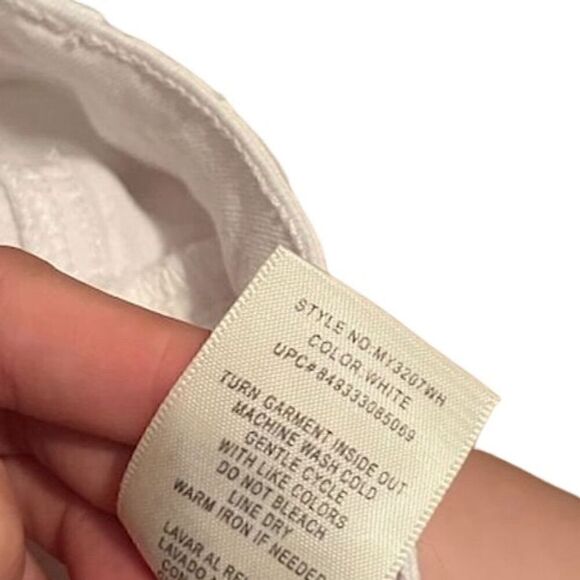 Seven7 Women's White Bermuda Denim Shorts Size 10 Summer Casual - Picture 10 of 10